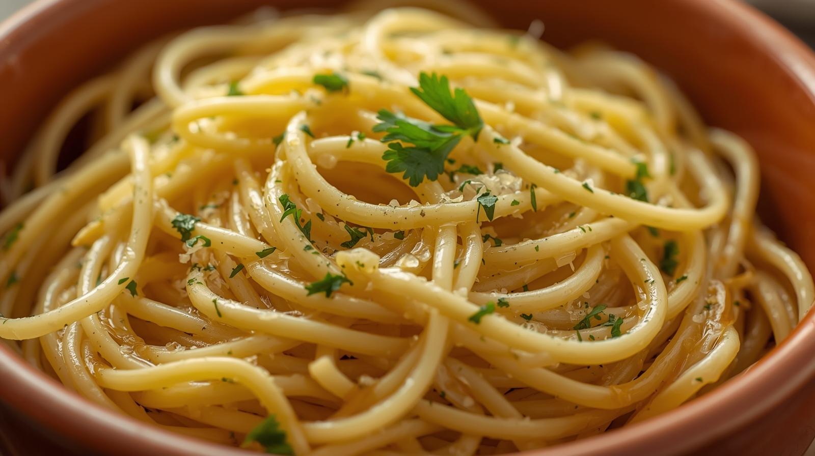 macarrão alho e Óleo