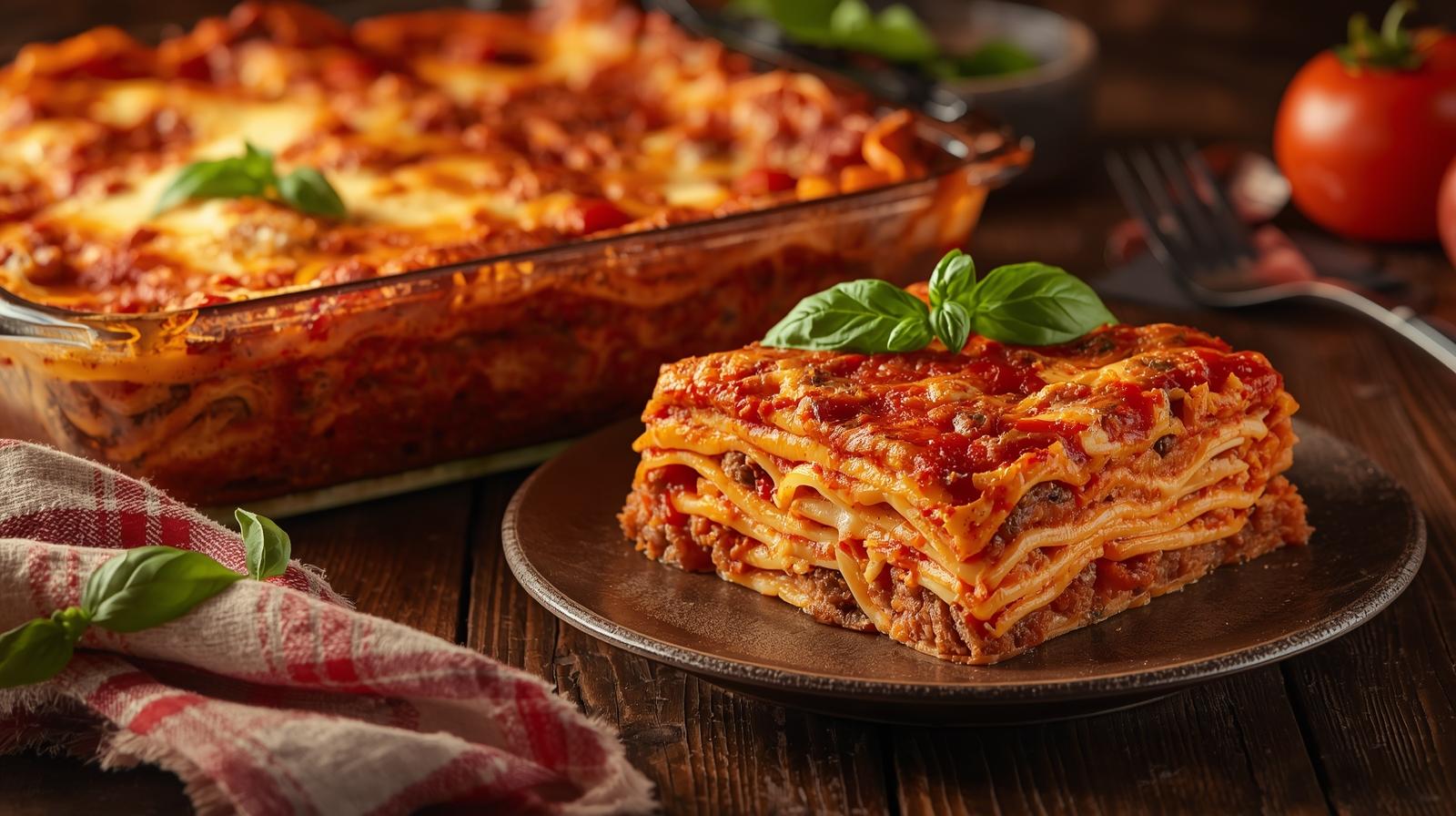 Lasanha à bolonhesa clássica