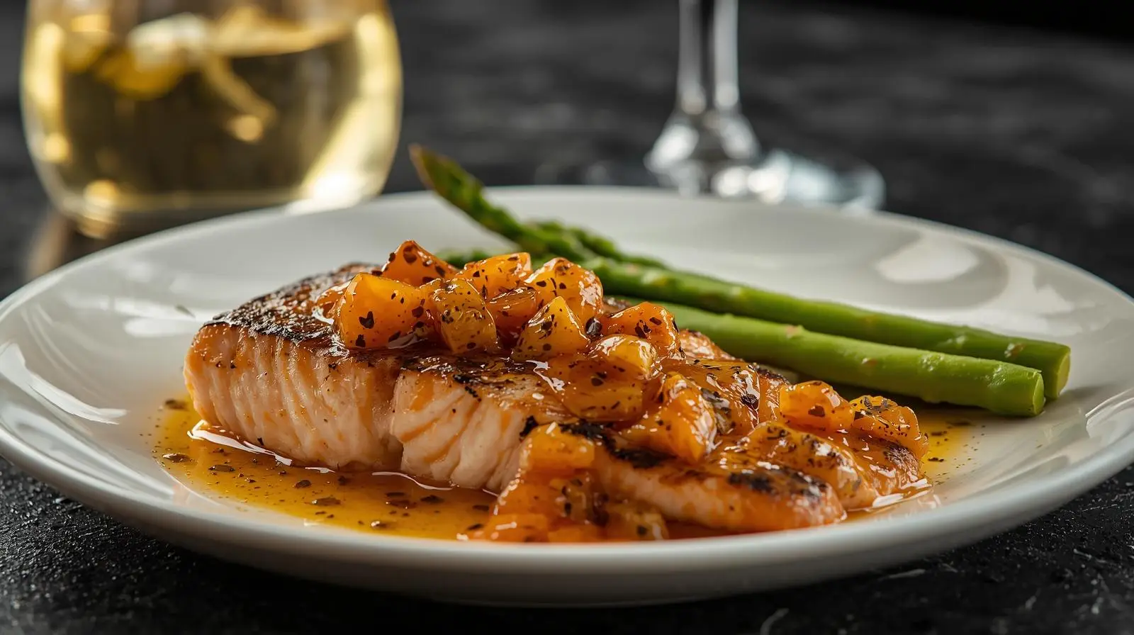 Salmão ao Molho de Maracujá