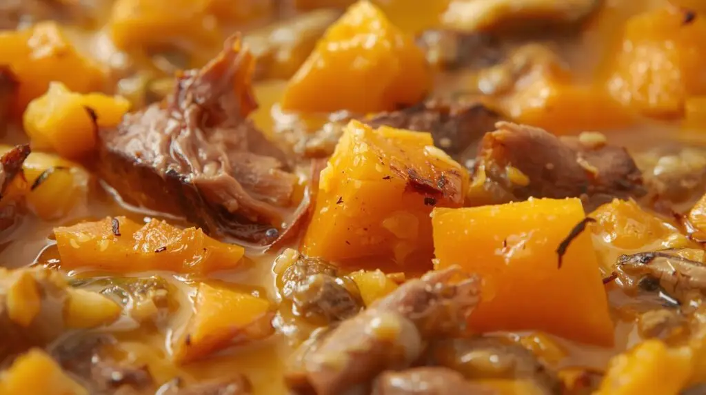 carne seca com abóbora