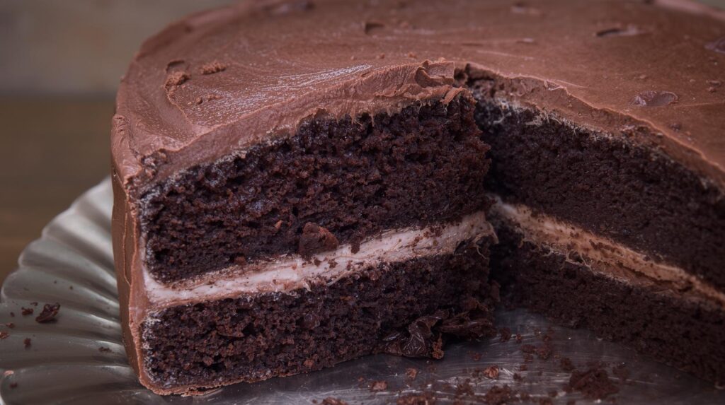 bolo de chocolate fofinho