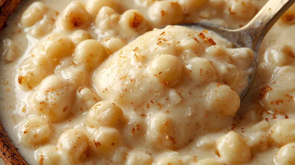 sobremesa de canjica cremosa